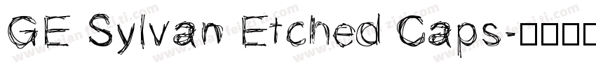 GE Sylvan Etched Caps字体转换